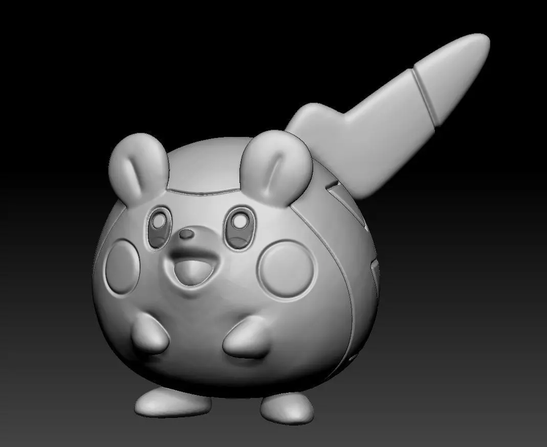 Pokemon Togedemaru 3D print model_0