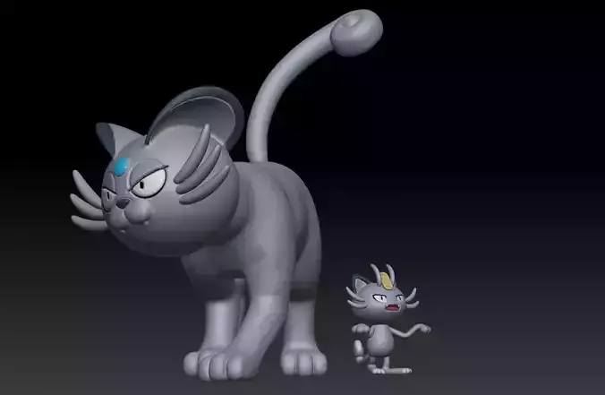 Pokemon Alolan Meowth Alolan Persian