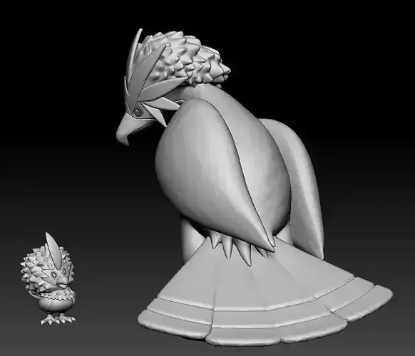 Pokemon Rufflet Braviary 3D print model