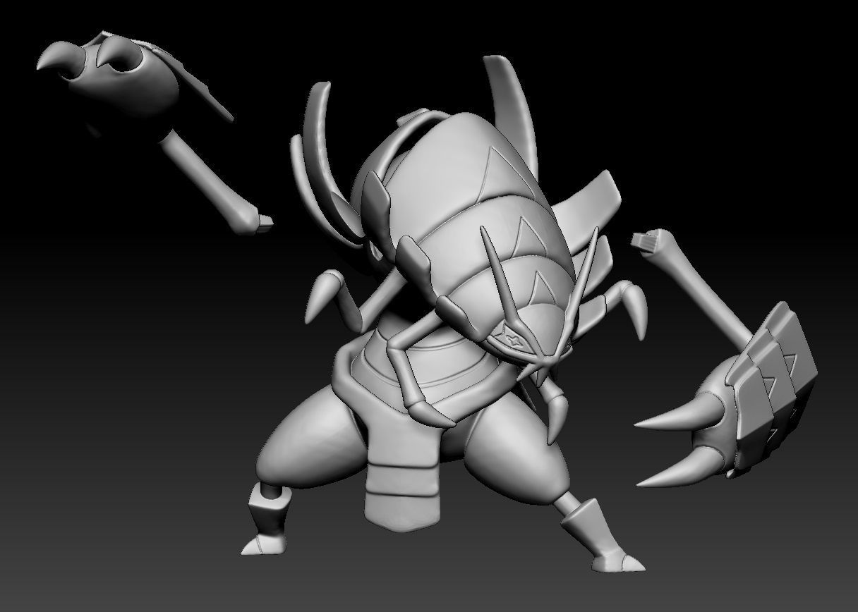 Pokemon Wimpod Golisopod 3D print model_2