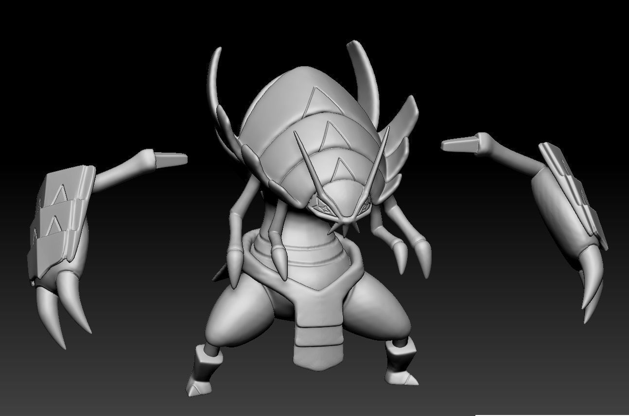 Pokemon Wimpod Golisopod 3D print model_2