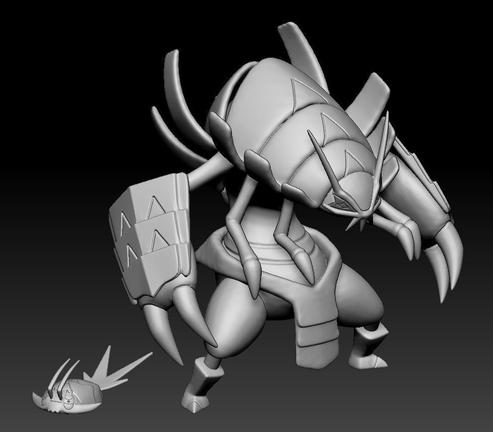 Pokemon Wimpod Golisopod 3D print model_1