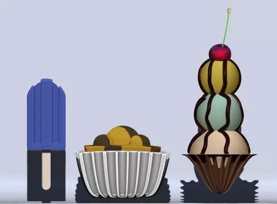 ice cream Free 3D model