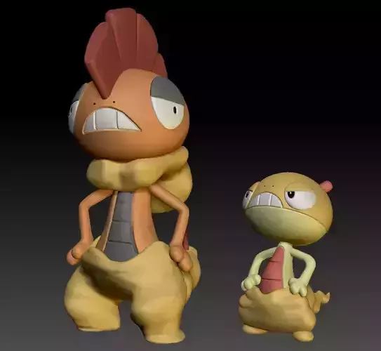Pokemon Scraggy Scrafty