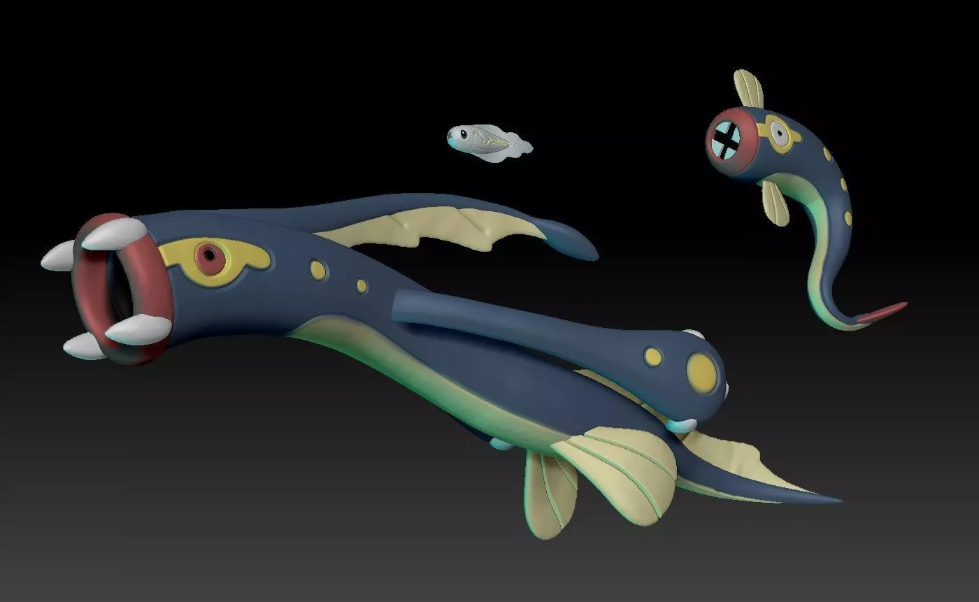 Pokemon Tynamo Eelektrik Eelektross 3D print model