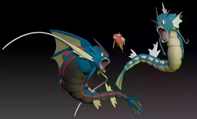 Pokemon Magikarp Gyarados Mega Evolution