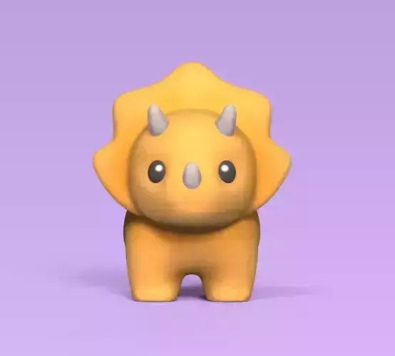 Little Triceratops 3D print model