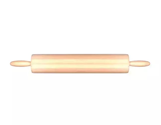 Rolling Pin Low-poly 3D model