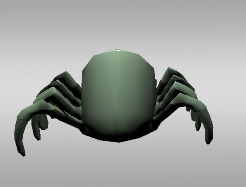 spooky animal Low-poly 3D model_3
