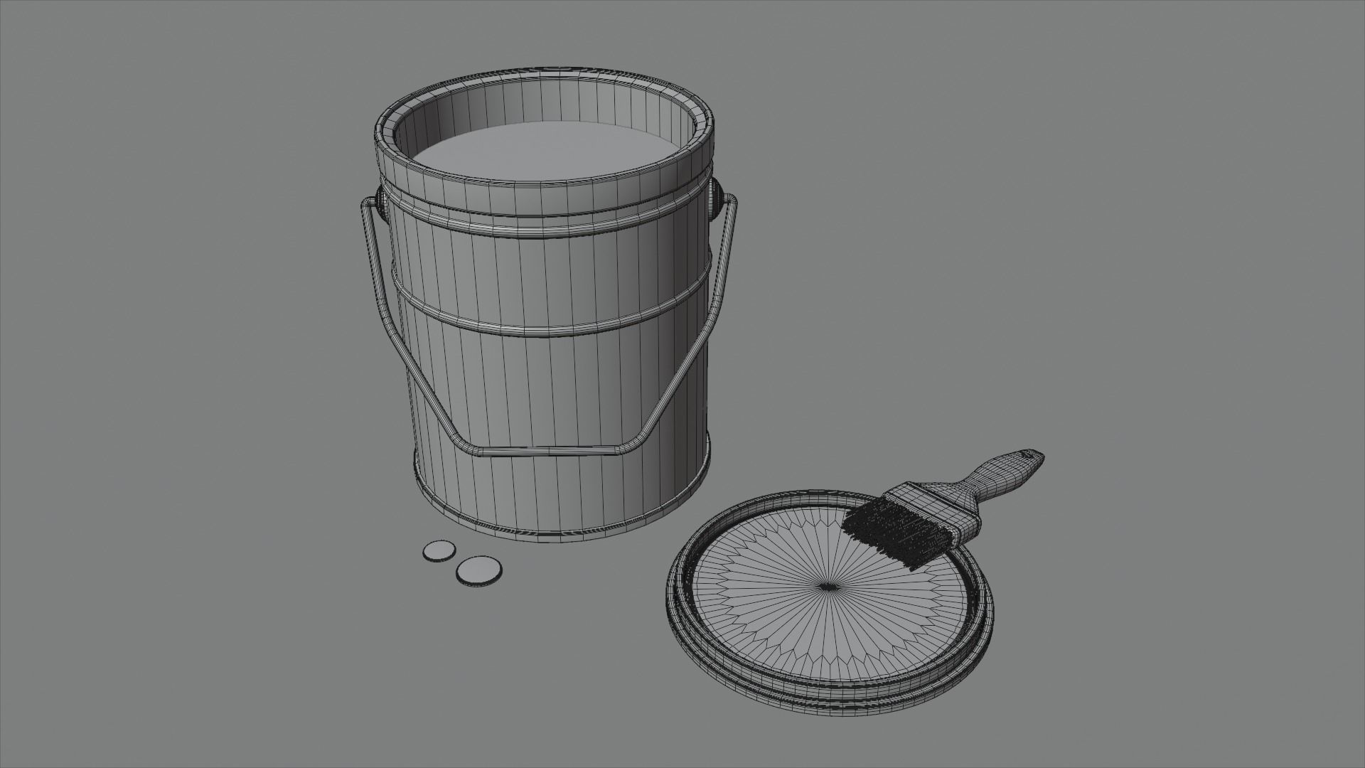 can paint Low-poly 3D model_6