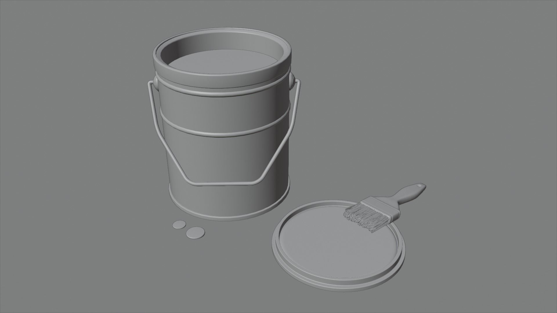 can paint Low-poly 3D model_5