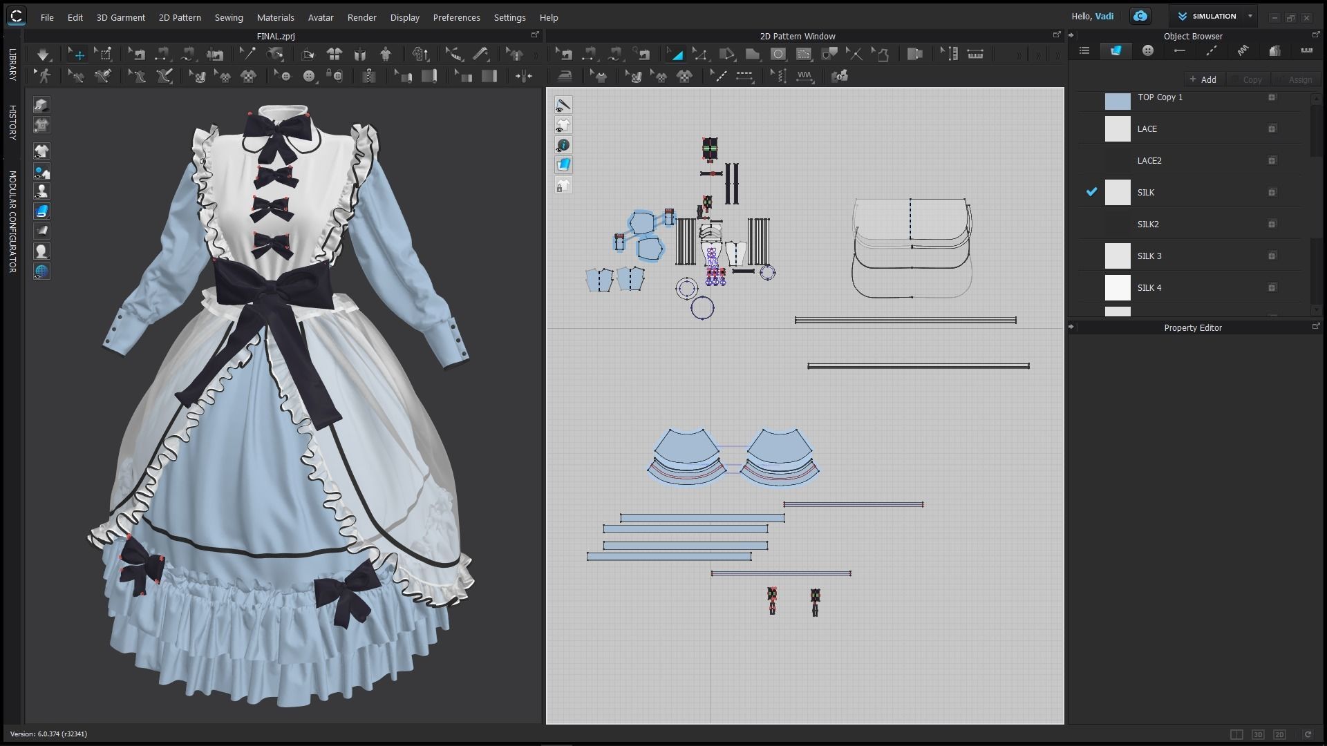 Vintage Dress 4 3D model_5