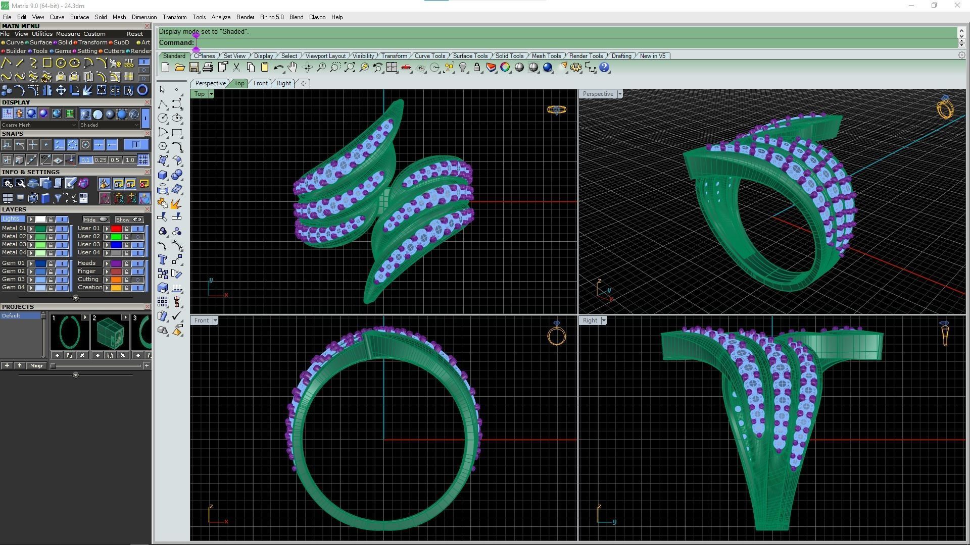 3d- model of Wing ring 3D print model_10