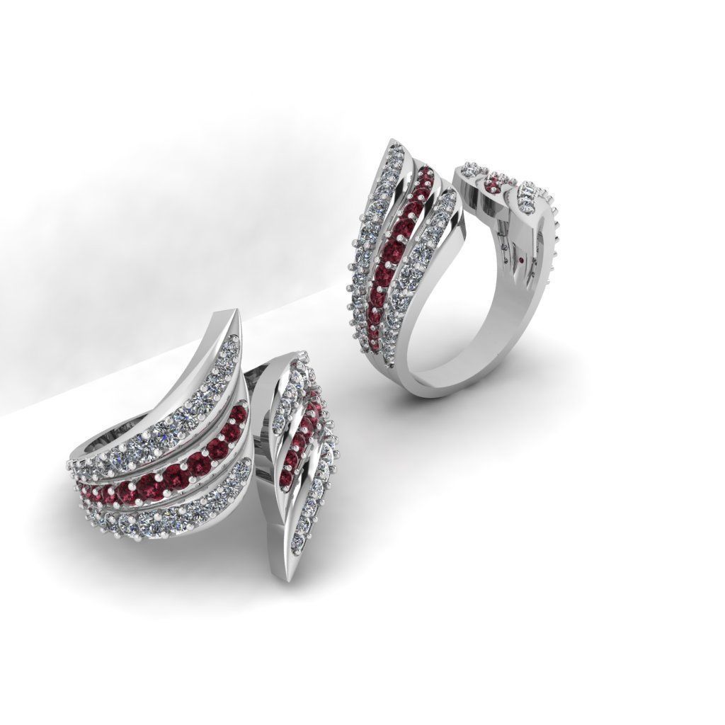 3d- model of Wing ring 3D print model_4