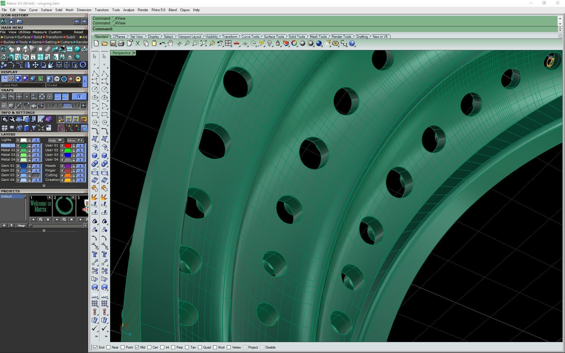 3d- model of Wing ring 3D print model_21