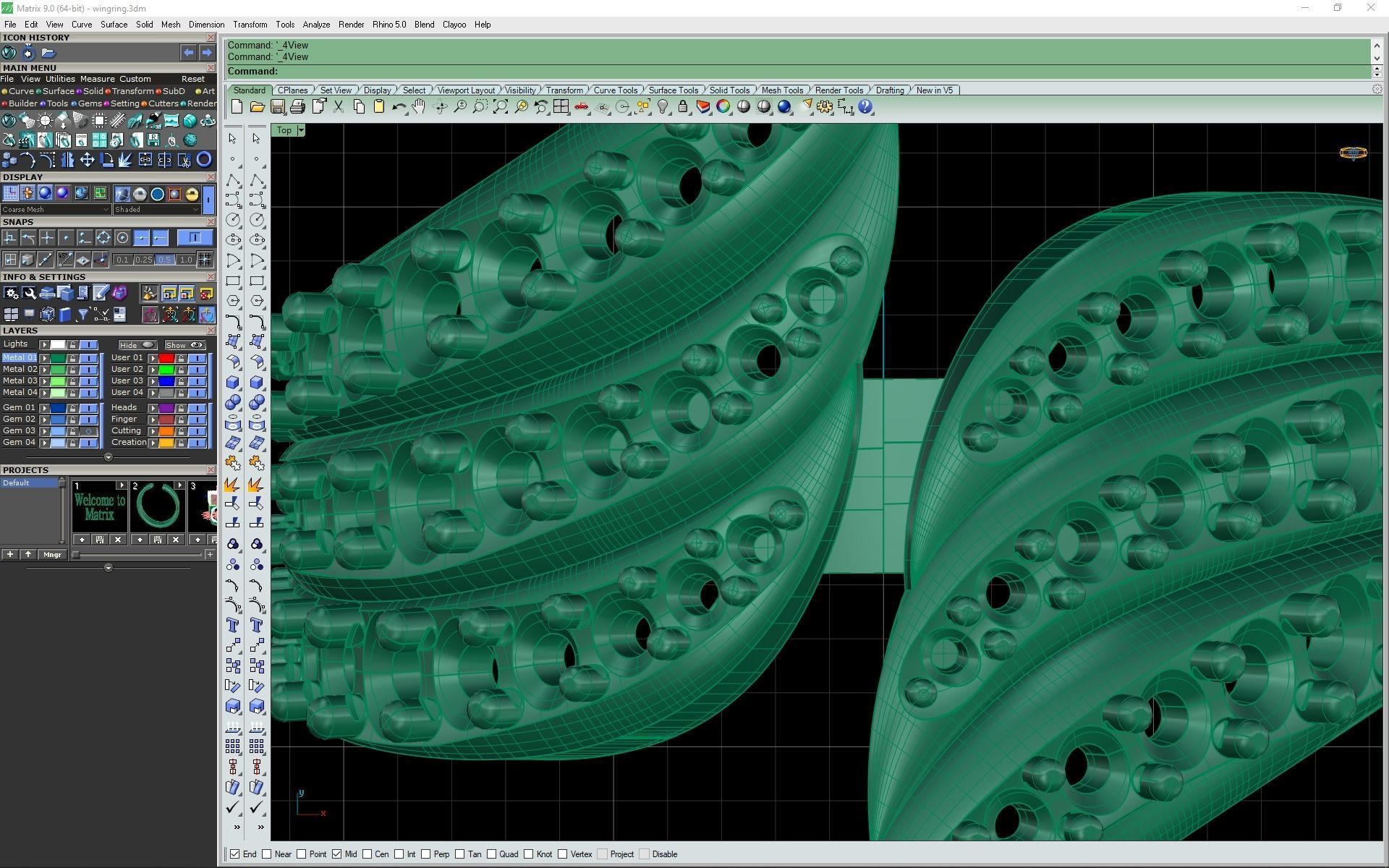 3d- model of Wing ring 3D print model_20