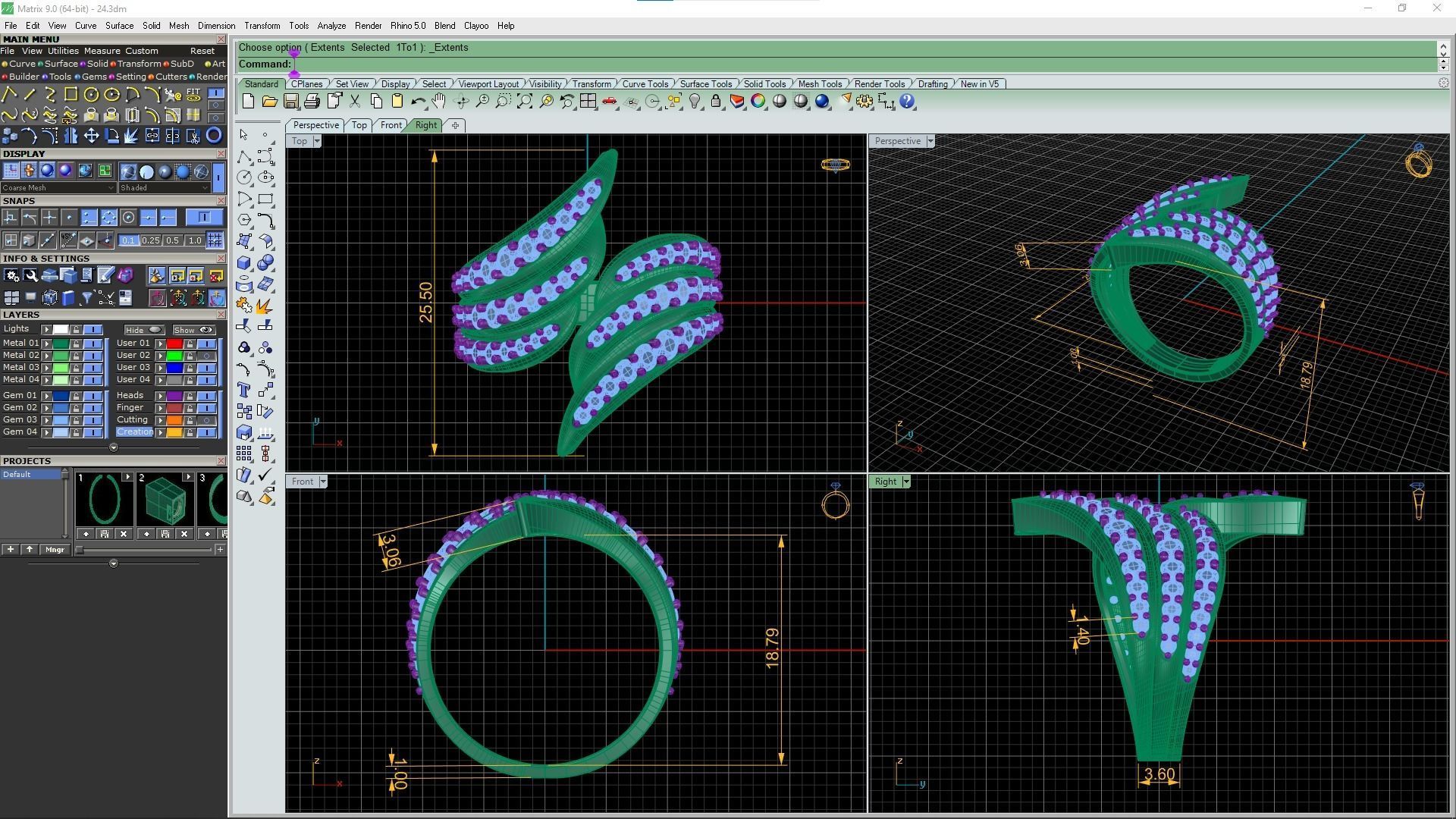 3d- model of Wing ring 3D print model_11