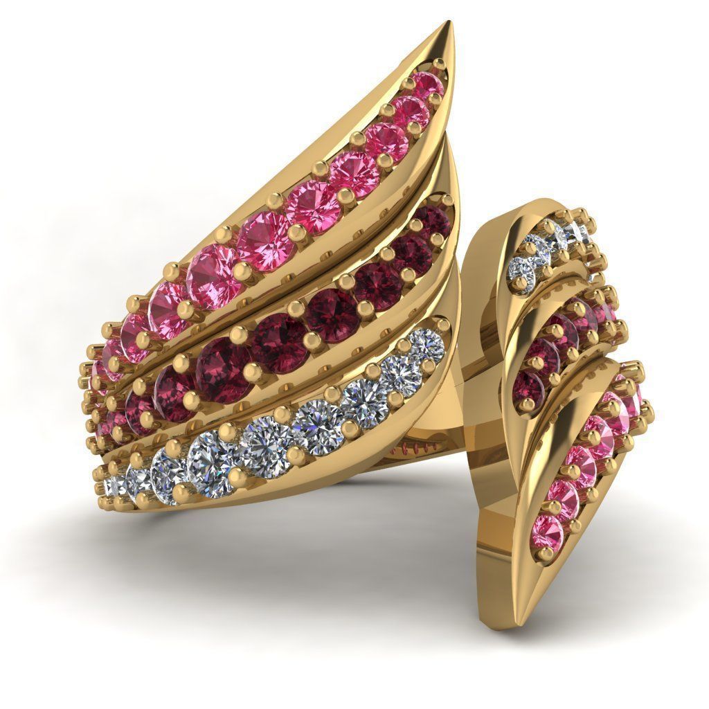 3d- model of Wing ring 3D print model_2