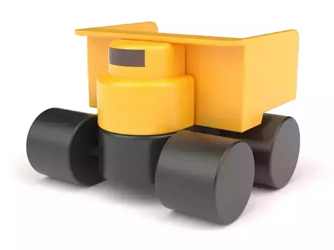 Children toy plasticky truck 02