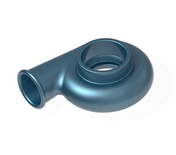 Kids Engineering Compressor Housing 3D print model
