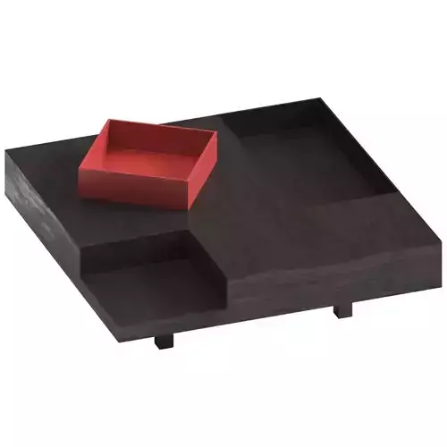 Albedo N Y coffee table with compartments 3D model