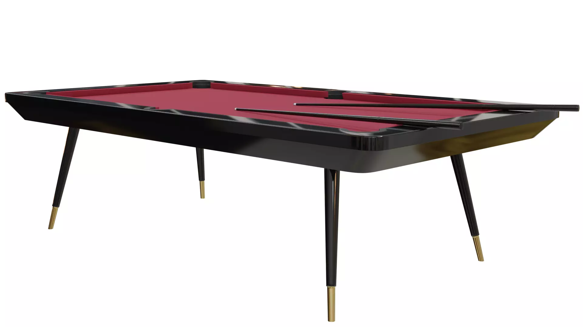 Goa Pool Table Destale Low-poly 3D model