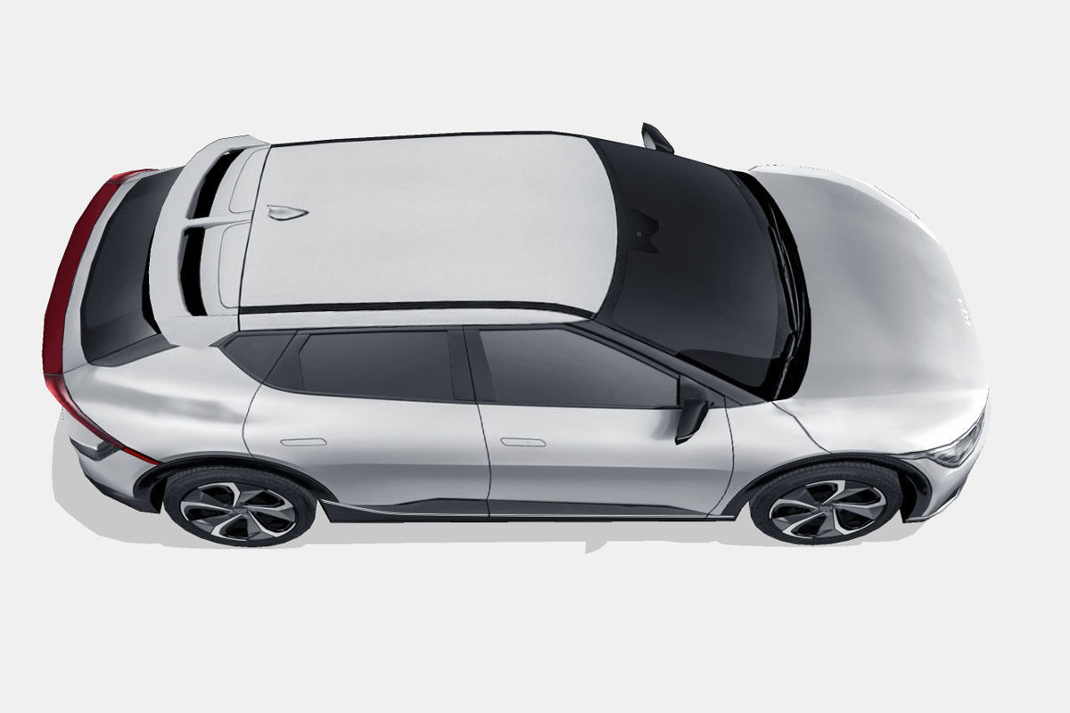 Kia EV6 2022 Low-poly 3D model_13