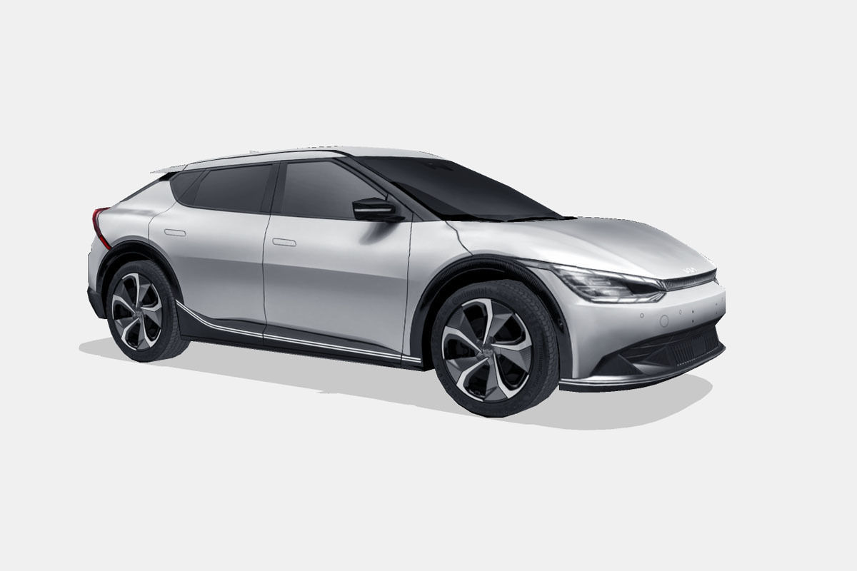 Kia EV6 2022 Low-poly 3D model_15