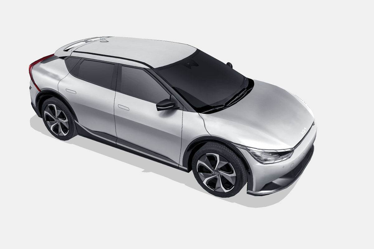 Kia EV6 2022 Low-poly 3D model_14