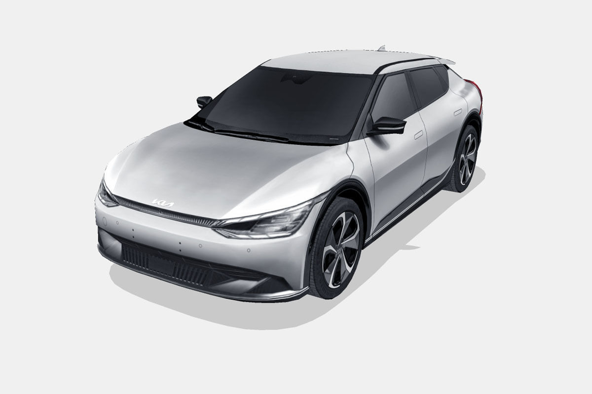 Kia EV6 2022 Low-poly 3D model_5
