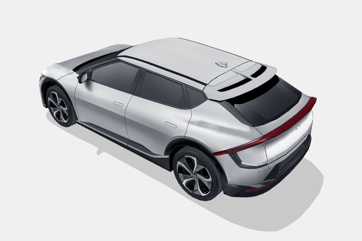 Kia EV6 2022 Low-poly 3D model_7