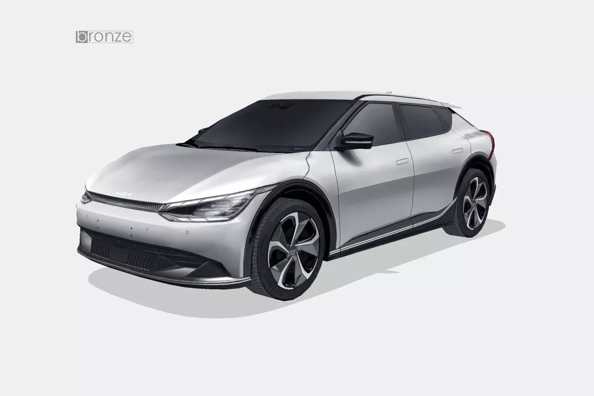 Kia EV6 2022 Low-poly 3D model_0