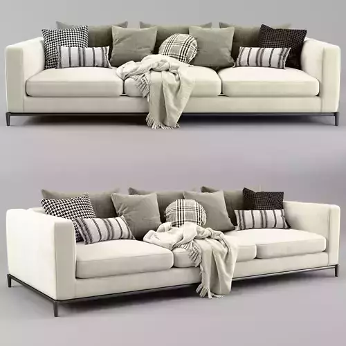 Minotti Andersen Scont Sofa 3D model
