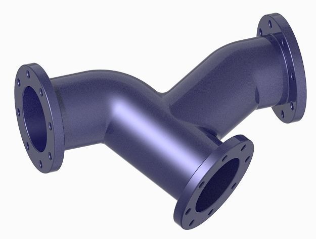 Kids Engineering Y Type Valve 3D print model_1