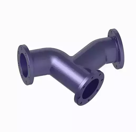 Kids Engineering Y Type Valve 3D print model