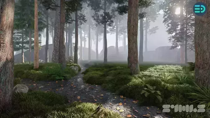LUMION SCENE THE FOREST 4 Free 3D model