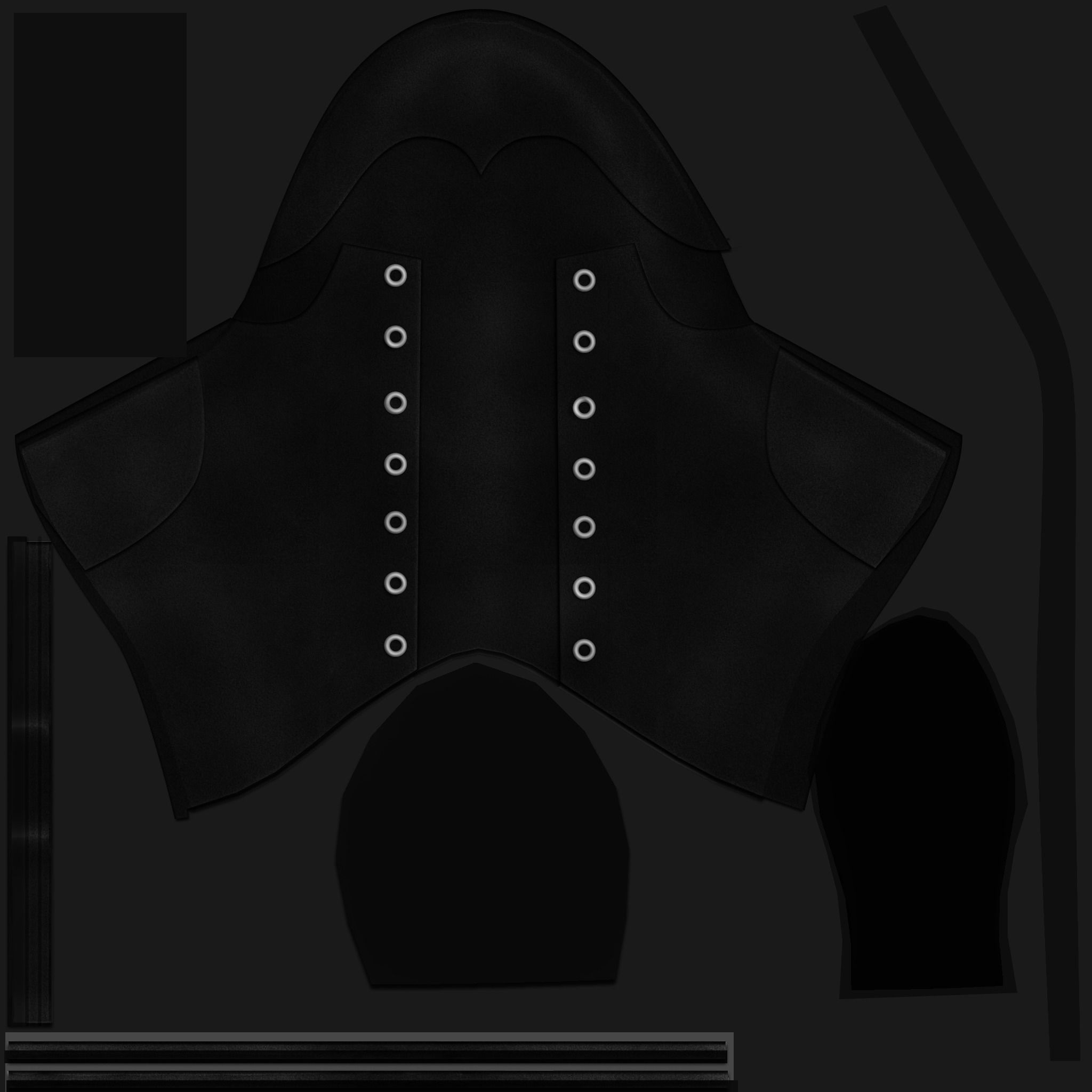 Casual Wear Boots Low-poly 3D model_6