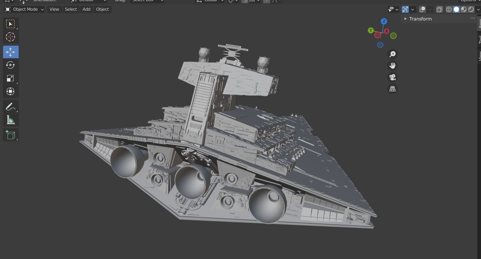 Tector Class Star Destroyer - Star Wars 3D model_14