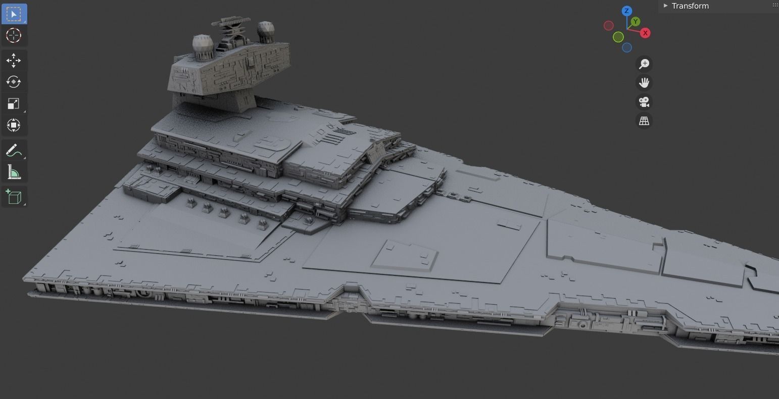 Tector Class Star Destroyer - Star Wars 3D model_10