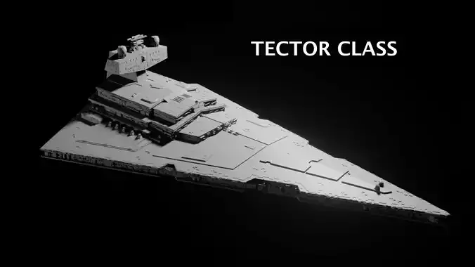 Tector Class Star Destroyer - Star Wars 3D model