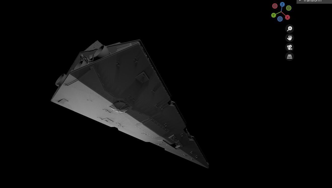 Tector Class Star Destroyer - Star Wars 3D model_9