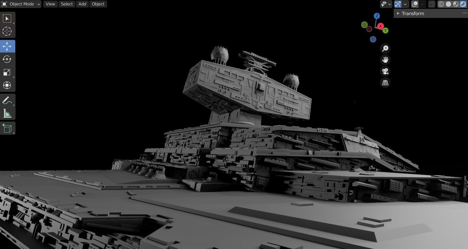 Tector Class Star Destroyer - Star Wars 3D model_12