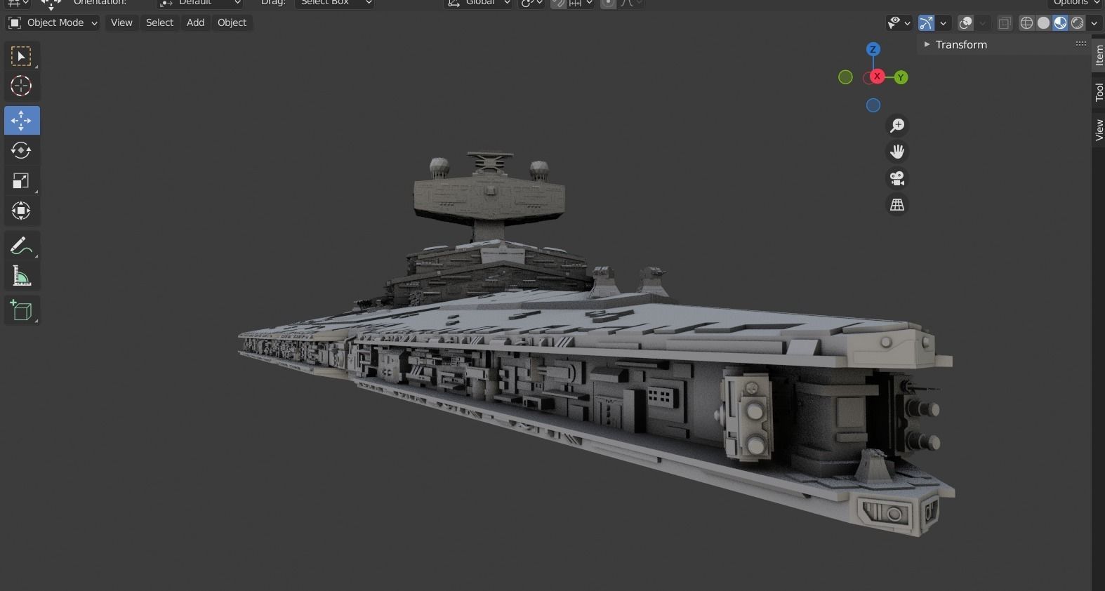 Tector Class Star Destroyer - Star Wars 3D model_6