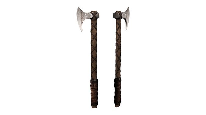 Viking Axe Low-poly 3D model