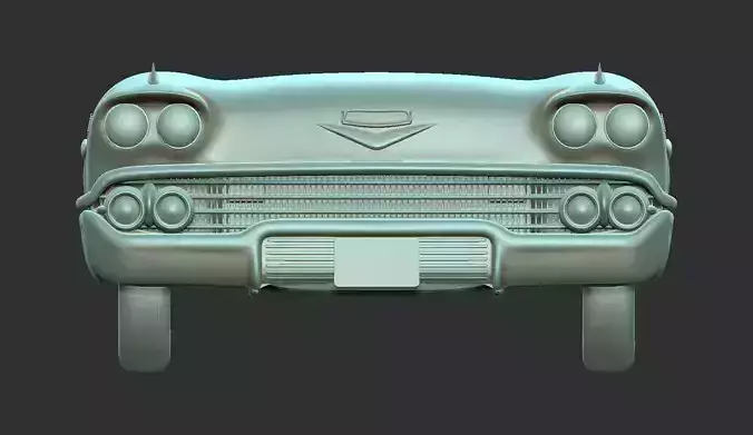 Chevrolet Impala 1958 front stl