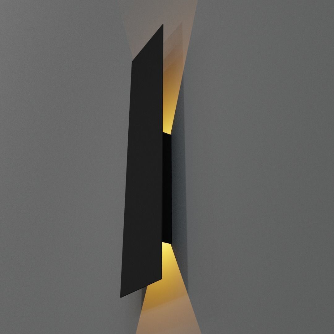 Wall lamp 3D model_1