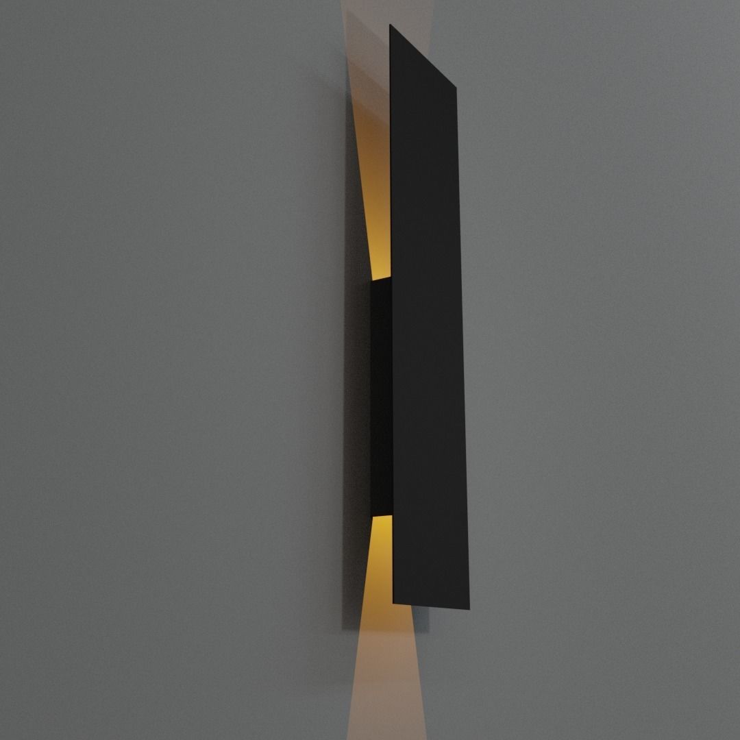 Wall lamp 3D model_4