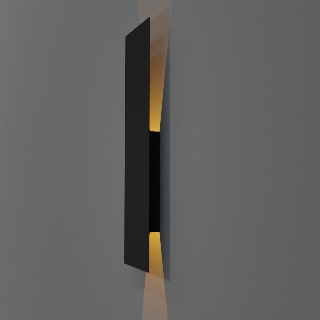 Wall lamp 3D model_3