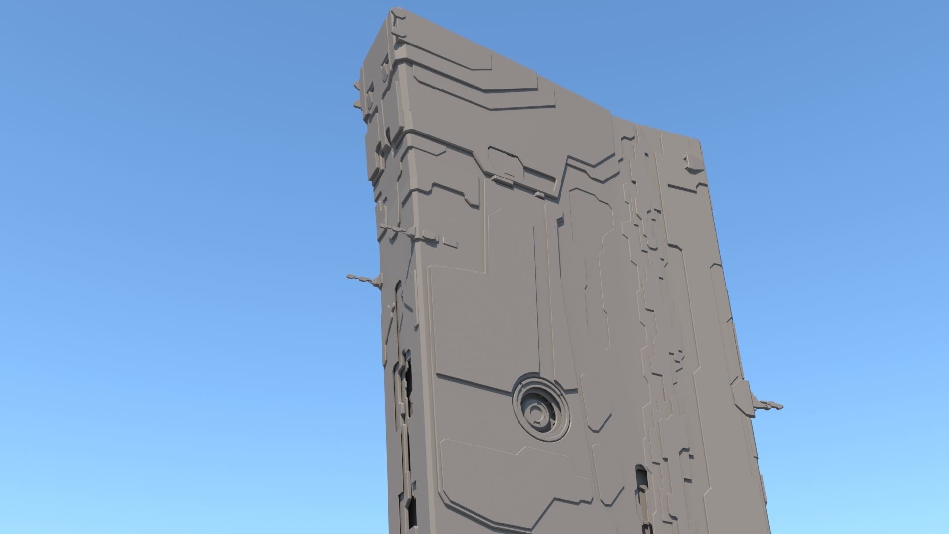 Alien Spaceship 3D model_10