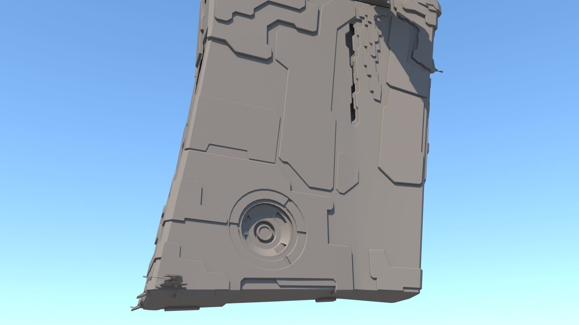 Alien Spaceship 3D model_11